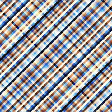 Seamless background. Geometric abstract diagonal pattern in low poly pixel ar Illustrazione stock