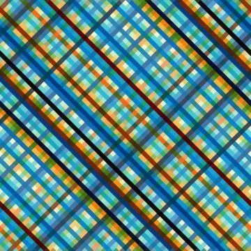 Seamless background. Geometric abstract diagonal pattern in low poly pixel ar Illustrazione stock