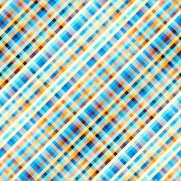 Seamless background. Geometric abstract diagonal pattern in low poly pixel ar Stock Illustration