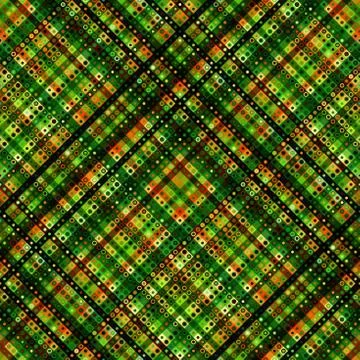 Seamless background. Geometric abstract diagonal pattern in low poly pixel ar Illustrazione stock