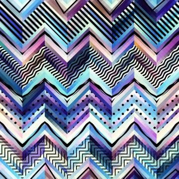 Seamless background. Geometric chevron pattern. Stock Illustration