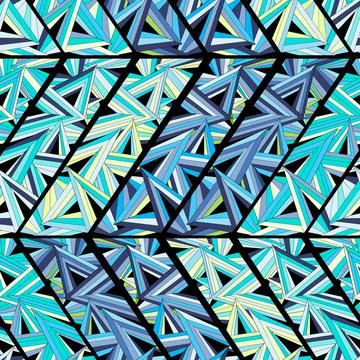 Seamless background with geometric pattern. Shape triangles Stock Illustration