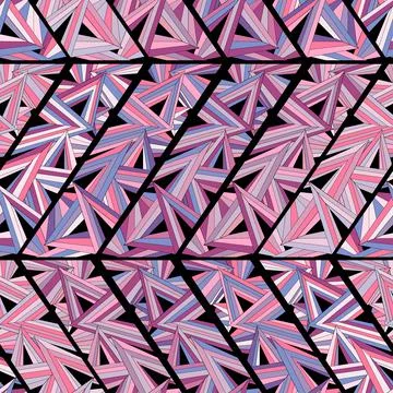 Seamless background with geometric pattern. Shape triangles Stock Illustration