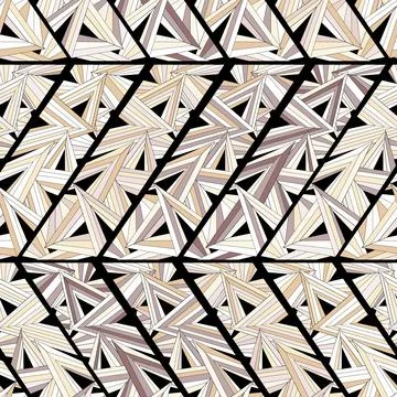 Seamless background with geometric pattern. Shape triangles Illustrazione stock