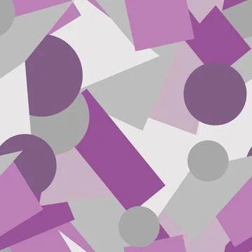 Seamless background with geometric shapes Stock Illustration