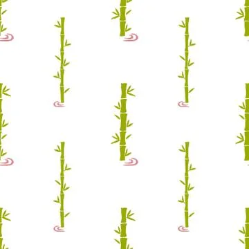 Seamless background. Graphic floral pattern. Stock Illustration