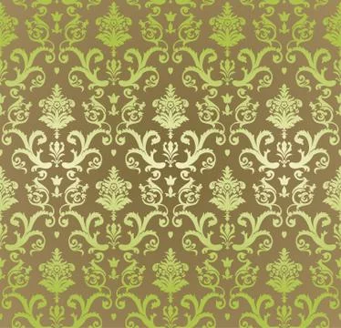 Seamless background green Stock Illustration