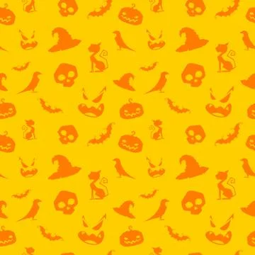 Seamless background for Halloween Stock Illustration