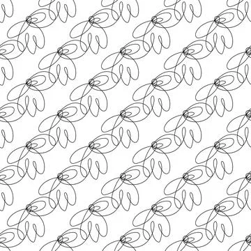 Seamless background with hand drawn elements. Vector texture. イラスト素材