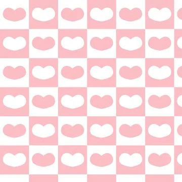 Seamless background with hearts. Y2k background. Y2k Wallpapers