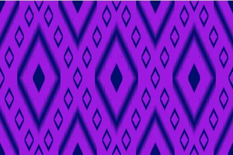 Seamless background, ikat pattern, suitable for destroying fabrics, textiles, 스톡 일러스트