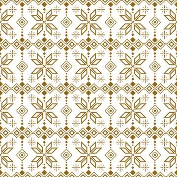 Seamless background image of golden triangle square geometry pattern. Illustrazione stock