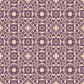 Seamless background image of vintage elegant purple geometry shape pattern. 스톡 일러스트