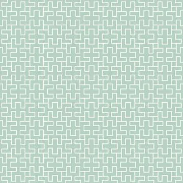 Seamless background image of vintage light blue and white geometry line pat.. Stock Illustration