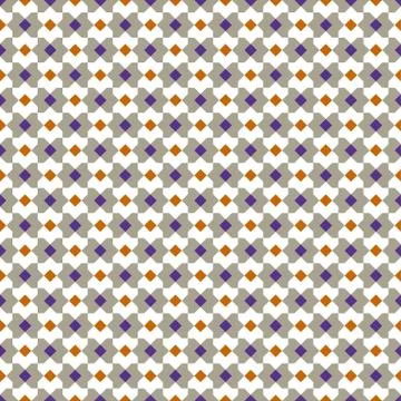 Seamless background image of vintage square triangle geometry repeat pattern. Illustrazione stock