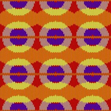 Seamless background with a knitted texture, imitation of wool. A variety of d Stock Illustration