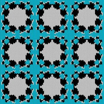 Seamless background with a knitted texture, imitation of wool. A variety of d Stock-Illustration