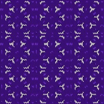 Seamless background with a knitted texture, imitation of wool. A variety of d Stock Illustration