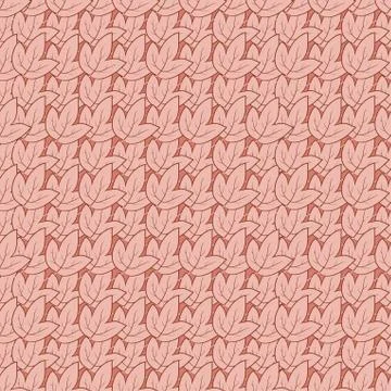 Seamless background, leaves Illustrazione stock