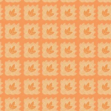 Seamless background, leaves Illustrazione stock