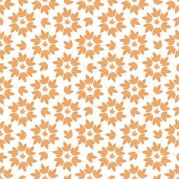 Seamless background, leaves Stock Illustration