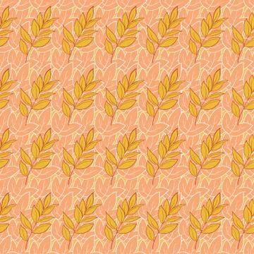 Seamless background, leaves Stock Illustration