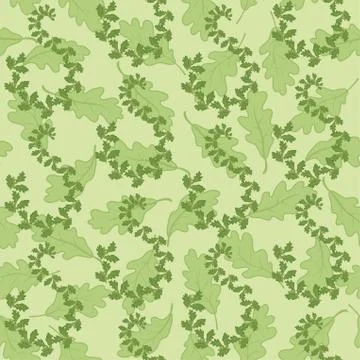 Seamless background with leaves Stock-Illustration