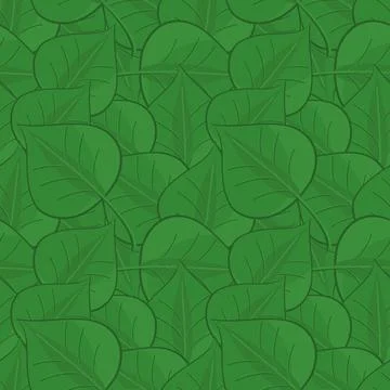 Seamless background with leaves Stock Illustration