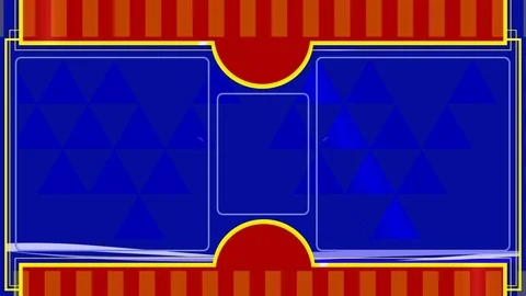 Seamless background loop for digital menu for take away with framed border in Stockbeeldmateriaal 121094775