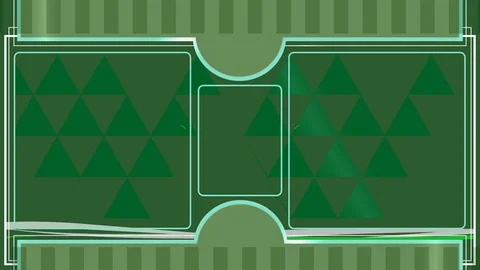 Seamless background loop for digital menu with framed border in green Stock Footage 121094885