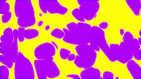Seamless  background for loop playback. Purple-yellow iridescent neon liquid. Stock Footage 233023688