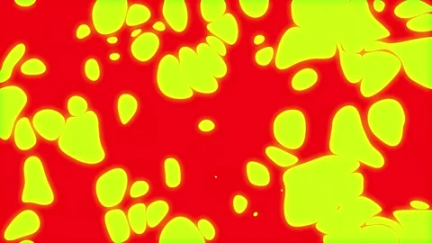 Seamless  background for loop playback. Red-yellow iridescent neon liquid. Stock Footage 230092995