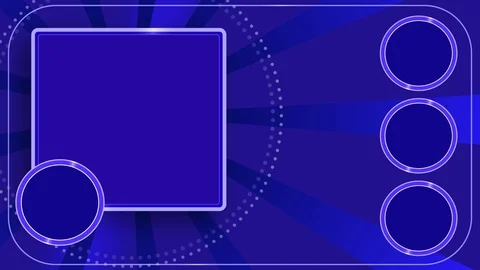 Seamless background loop for product promotion with one text block and four c Stock Footage 121094187