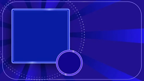 Seamless background loop for product promotion with text block and circle blu Stock Footage 121094198