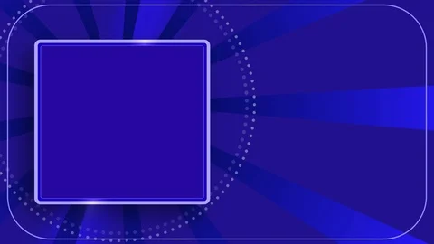 Seamless background loop for product promotion with text block blue rays Stockbeeldmateriaal 121094214