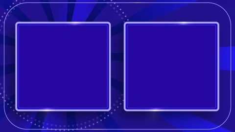 Seamless background loop for product promotion with two text blocks blue rays Stock Footage 121094263