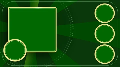 Seamless background loop for product promotion with one text block and four c Stock Footage 121094301