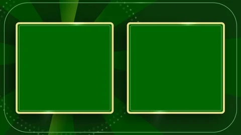 Seamless background loop for product promotion with two text blocks green ray Stockbeeldmateriaal 121094363