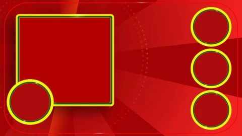 Seamless background loop for product promotion with one text block and four c Stockbeeldmateriaal 121094386