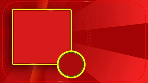 Seamless background loop for product promotion with text block and circle red Stock Footage 121094404