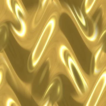 The seamless background is made of liquid gold with vertical patterns.  Stock Illustration
