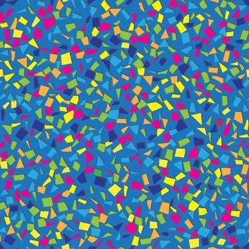Seamless background with many colorfull tiny pieces confetti Stock Illustration