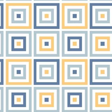 A seamless background of many multi-colored squares. Stock Illustration