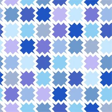 A seamless background of many multi-colored squares. Stock Illustration