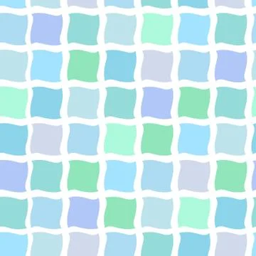 A seamless background of many multi-colored squares. Stock Illustration