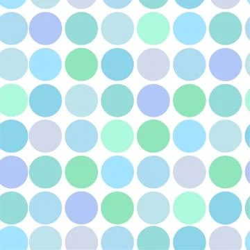 A seamless background of many multi-colored circle Illustrazione stock