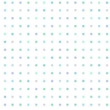 A seamless background of many multi-colored circle Stock Illustration