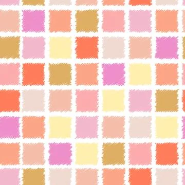 A seamless background of many multi-colored hatch Stock Illustration