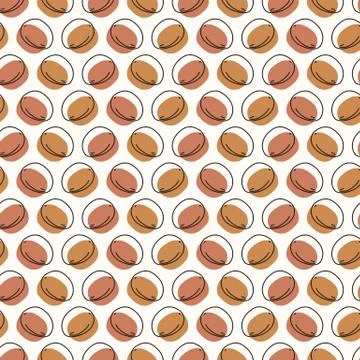Seamless background melon fruit. Gender neutral kid food pattern. Simple Illustrazione stock