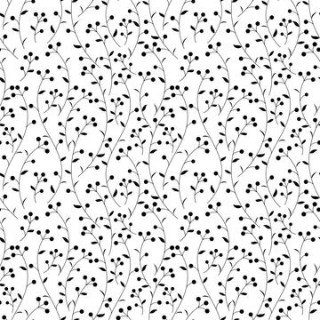 Seamless background in nature style Stock Illustration